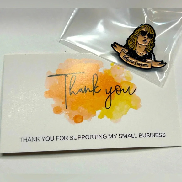 Bridesmaids - “Help Me  I’m Poor” Pin - Picture 5 of 5